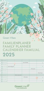 2025 Green Vibes Family Planner