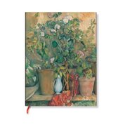 Cezanne’s Terracotta Pots and Flowers Ultra Lined