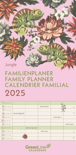 2025 Jungle Family Planner