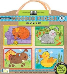 Playful Pals: Wooden Puzzle